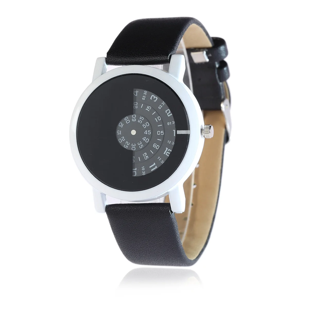 

Hot Selling Watch Fashion New Style Turntable Personalized & Creative Belt Watch