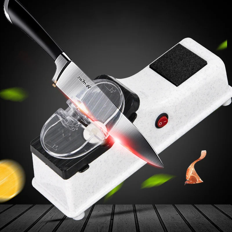 Knife Sharpener Stone USB Electric Adjustable For Kitchen