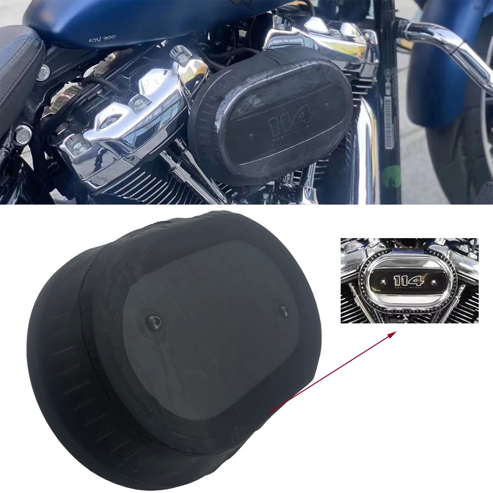 MotorcycleAirFilterHeavyBreatherRainSockBlackProtectiveCover