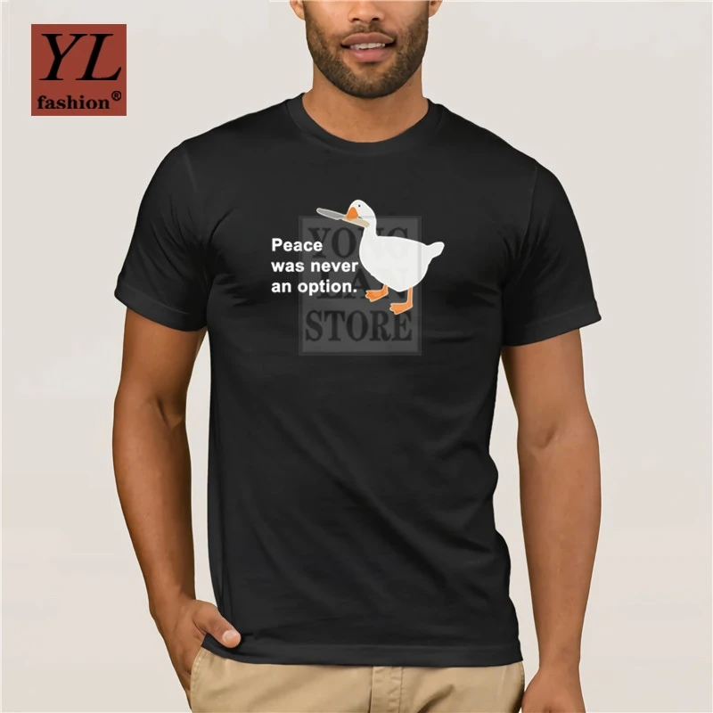 

Men s Casual Print T Shirt Fashion Peace Was Never An Option Goose T Shirt Men s 2020 Fashion Style