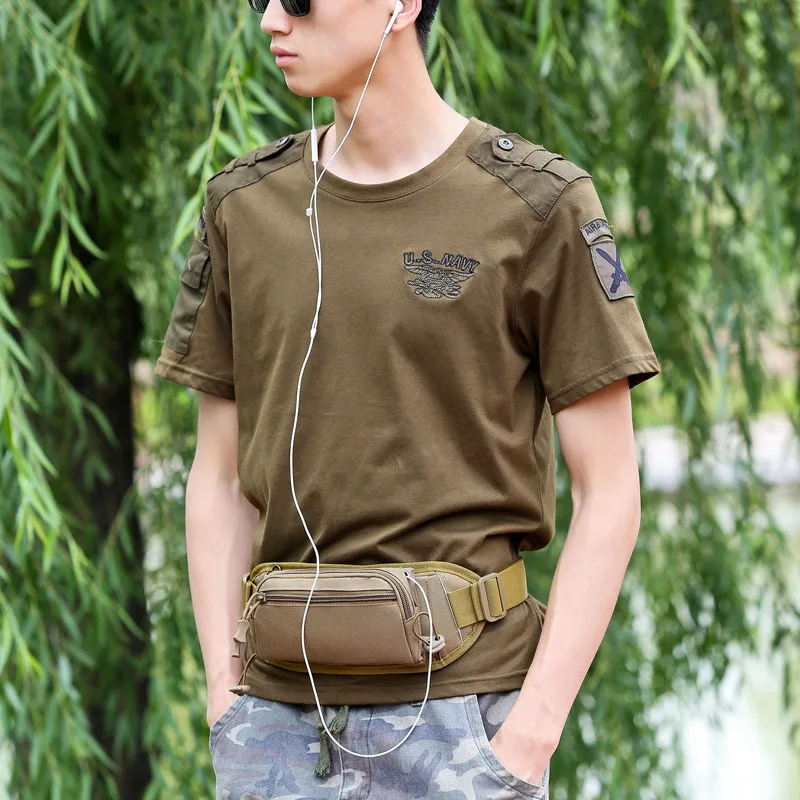

Outdoor Sport Waist Bag Multi-functional Casual Waterproof Waist Bag Tactical Camouflage Bottle Waist Pack Mountain Climbing Wal