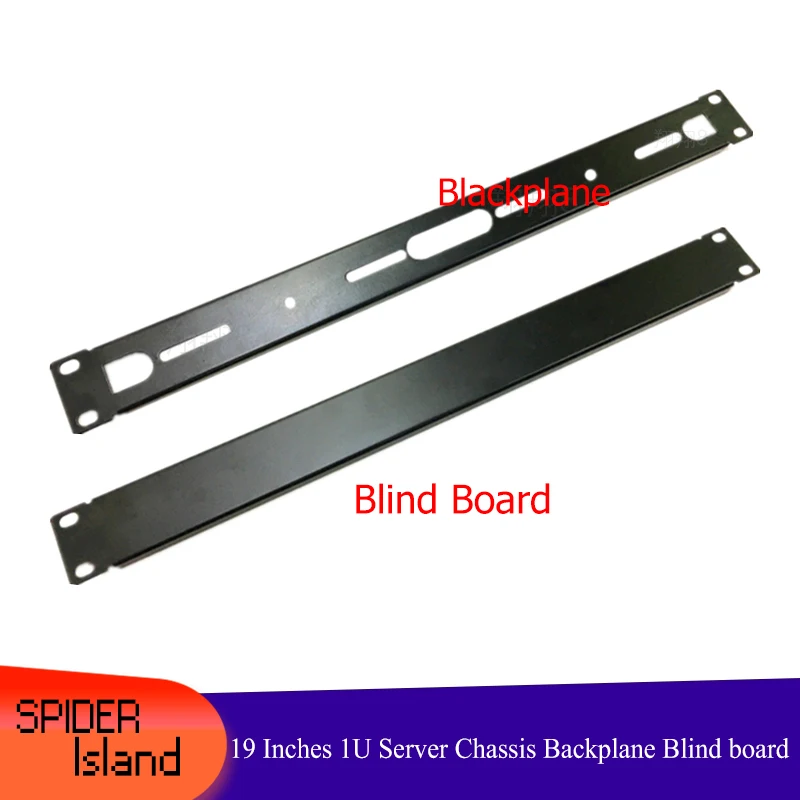 Сделай Сам Стандартный 19-inch19 дюймов шкаф черный 1U Backplane/слепой доска для 1U серверного шасси отталкивающий чехол