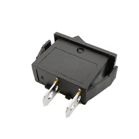Ship Type Rocker Switch KCD3 30x13mm ON-OFF Rocker Switch 6A 250V 10A 125V AC Power Boat Rocker Switch Black New 2