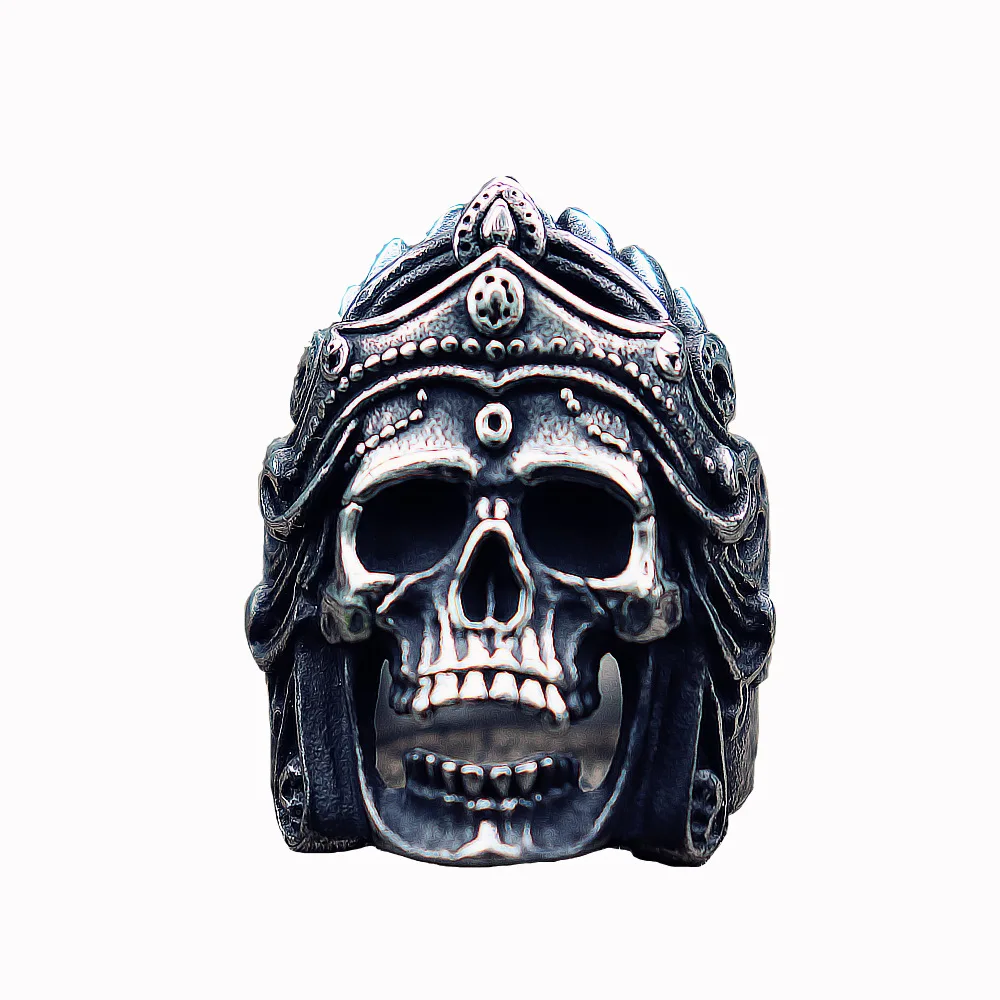 Кольцо с черепом Brother Biker готическое индийское королевское кольцо для мотоцикла