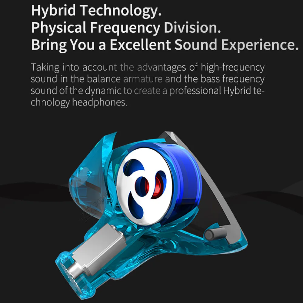 Binmer Bluetooth KZ ES3 в ухо наушники гибридная гарнитура HIFI бас шумоподавление наушники беспроводные наушники Headset-L927