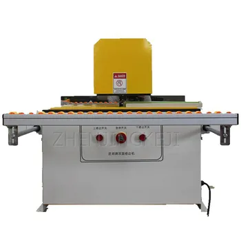

Semi-automatic Woodworking Machinery Desktop Top And Bottom Double-sided Curved Straight Line Trimming Machine Home Decoration