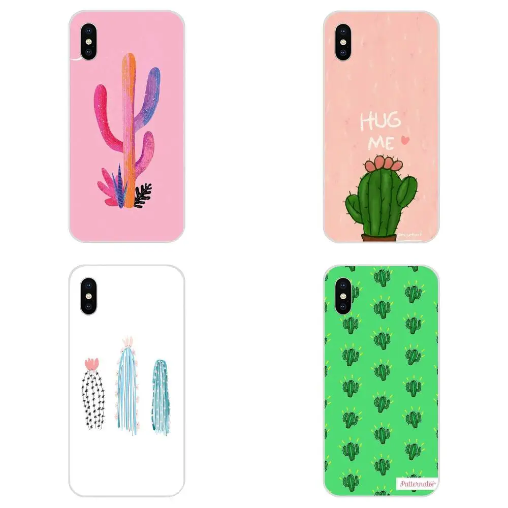 Окрашенные кактус розовый фон Diy красивые для Xiaomi Redmi Mi 4 7A 9T K20 CC9 CC9e Note 7 9 Y3 SE Pro Prime Go