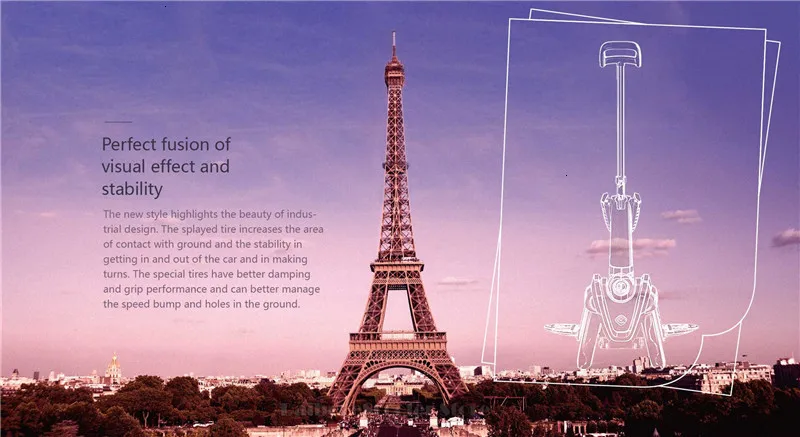 I-ROBOT-GO two wheels balancing vehicle Stand and sit adult foldable electric scooter self-banlance Body feeling vehicle (1)