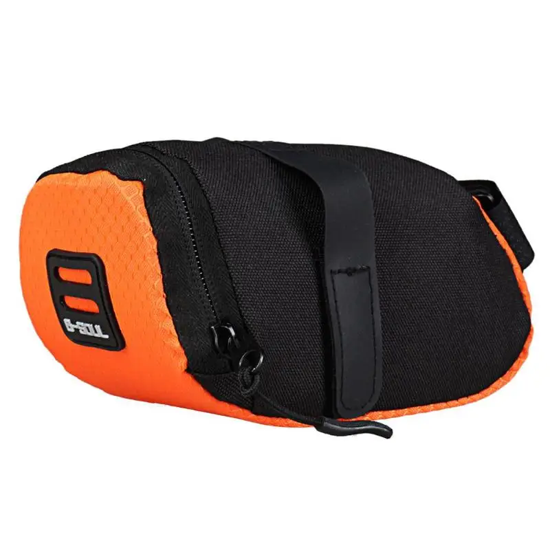 Велосипедная нейлоновая Водонепроницаемая седельная сумка для хранения, велосипедная сумка на заднее сиденье, сумка на седло Bolsa Bicicleta, аксессуары, 6 цветов, велосипедная сумка - Цвет: Orange