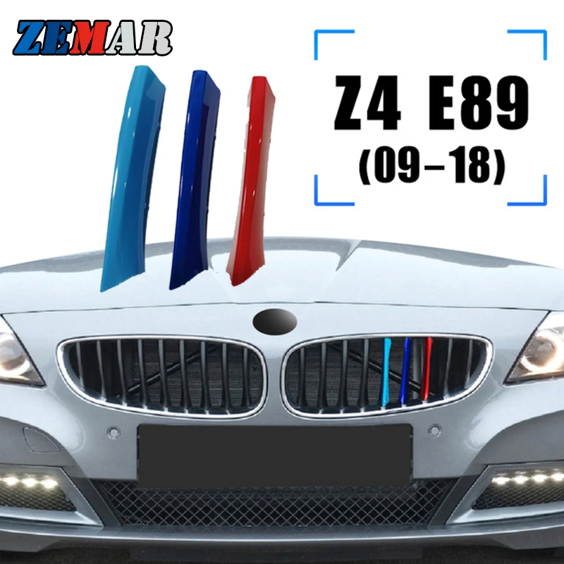 Zemar 3個abs bmw Z4ロードスターE89 E85 G29カーレースグリルストリップトリムクリップmパフォーマンスアクセサリー02 19  2020 2021 2022|Racing Grills| - AliExpress