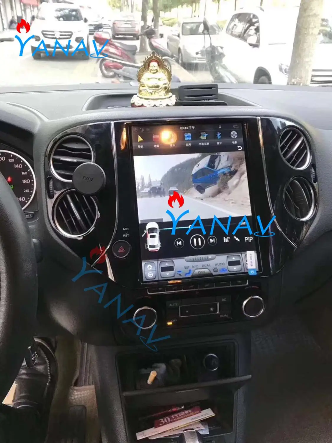 10 4 дюймовый вертикальный экран Android музыка GPS навигация плательщик для VW Tiguan 2010 2016