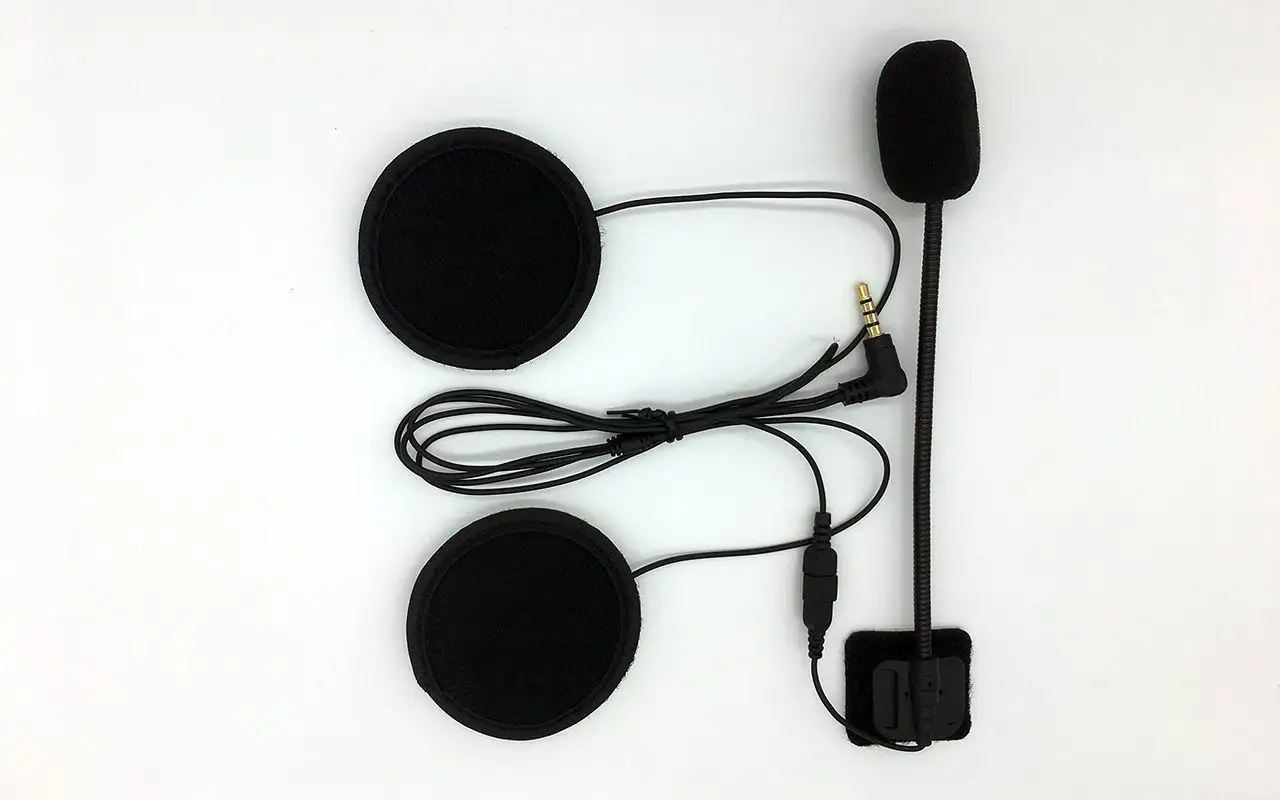 1 шт. Bluetooth наушник для переговорного устройства для V6 Plus-1200m moto rcycle Интерком intercomunicadores de casco moto Bluetooth гарнитура для шлема