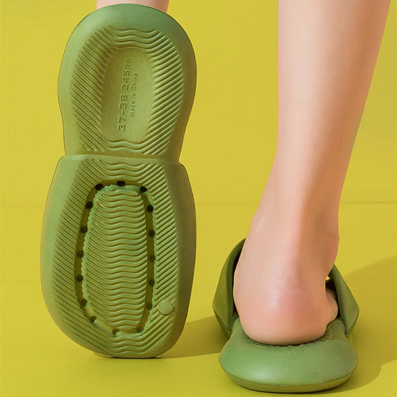 Slippers EVA Female Summer Home Bathroom Slippers Couple Silent Home