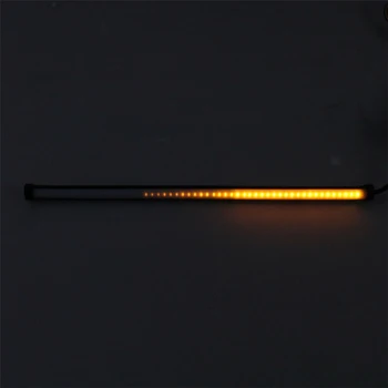 

45cm Motorcycle Sequential Flowing LED Tail DRL Brake Turn Signal Strobe Light New And High Quality