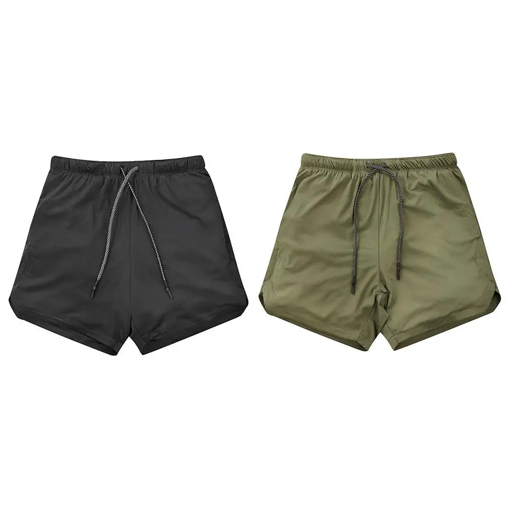 

Running Shorts Men Sports Shorts 4 Size Polyester Soft Motion Outdoors Gym Men'S Bodybuilding Shorts