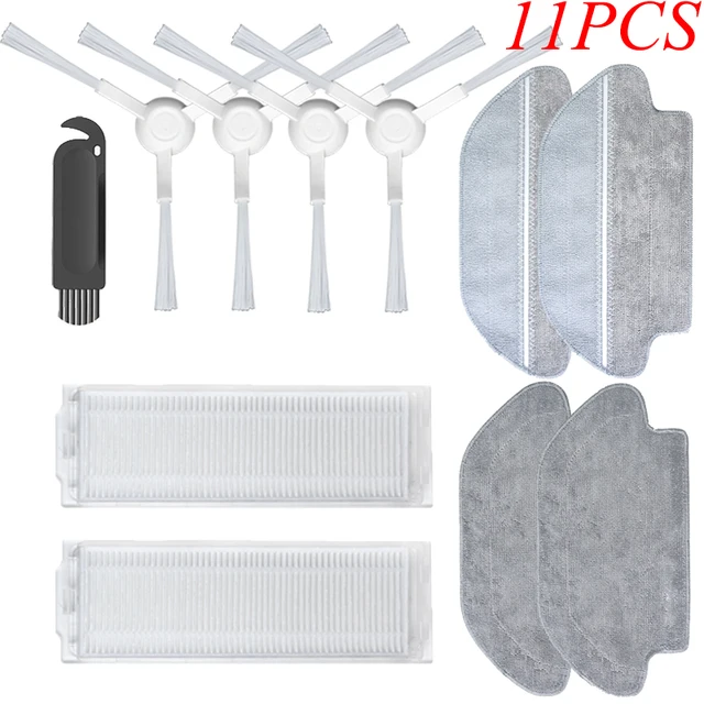 For Xiaomi Mijia Mop Pro STYTJ02YM VIOMI V3 SE V2 PRORobot Vacuum Cleaner Main/Side Brush Hepa Filter home appliance Parts 11PCS