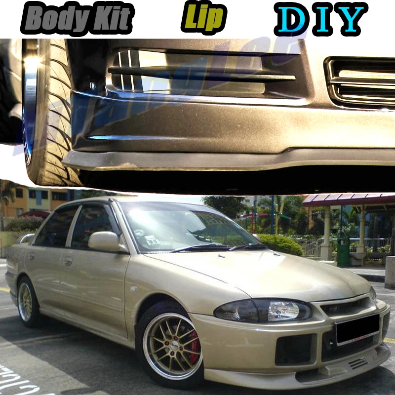 Car Bumper Lip Front Spoiler Skirt Deflector For Proton Waja Impian Wira Tune Car Modified Body Kit Vip Hella Flush Lips Front Skirt Aliexpress