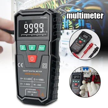 

Intelligent Digital Multimeter Count Current Test Tool 9999 Counts Multi Meter FY108S VJ-Drop