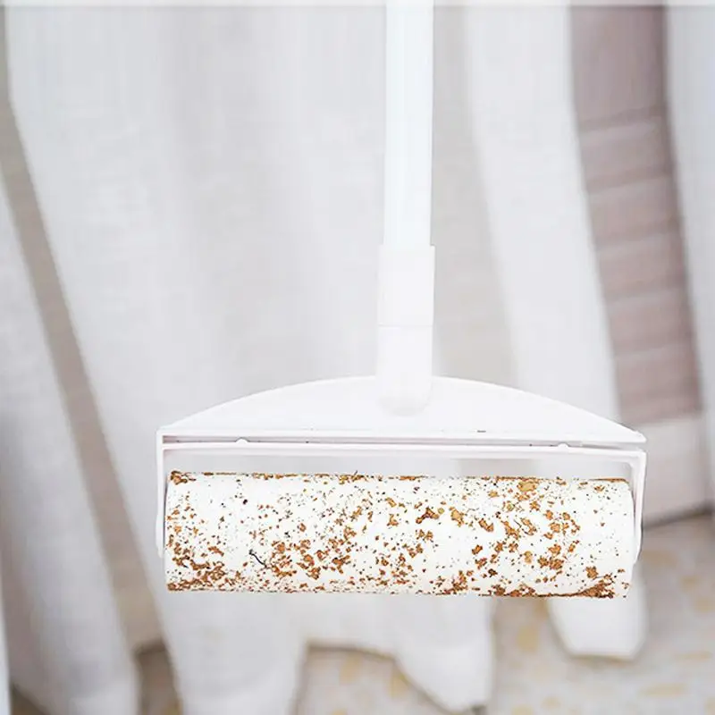 Выдвижная отрывная липкая бумажная роликовая Пылезащитная Швабра для пола