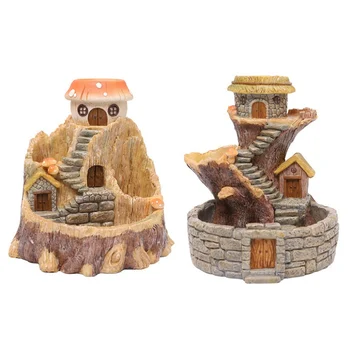 

Household Cartoon Style Flower Pot For Home Garden Decoration Childhood Tree House Flowerpot Desktop Decorations Garden Supplies