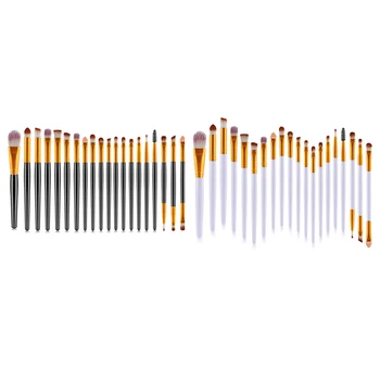 

20Pcs/Set Makeup Brushes Eyeshadow Powder Foundation Women Eyes Eyebrow Lip Eyeliner Brush Cosmetic Too