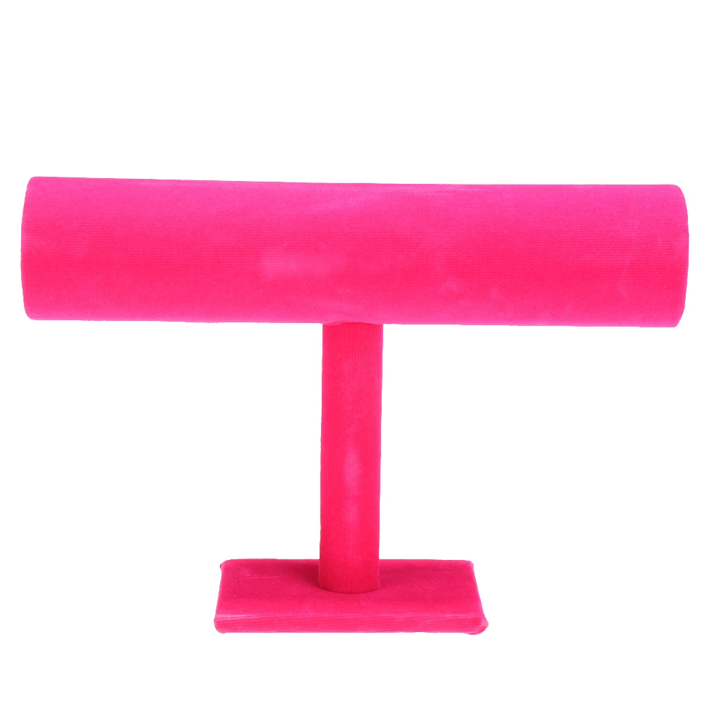 Elegant Jewelry Bracelet Show Stand headwear Necklace Watch Display Stand Holder Organizer T-bar display jewelry shop accessory