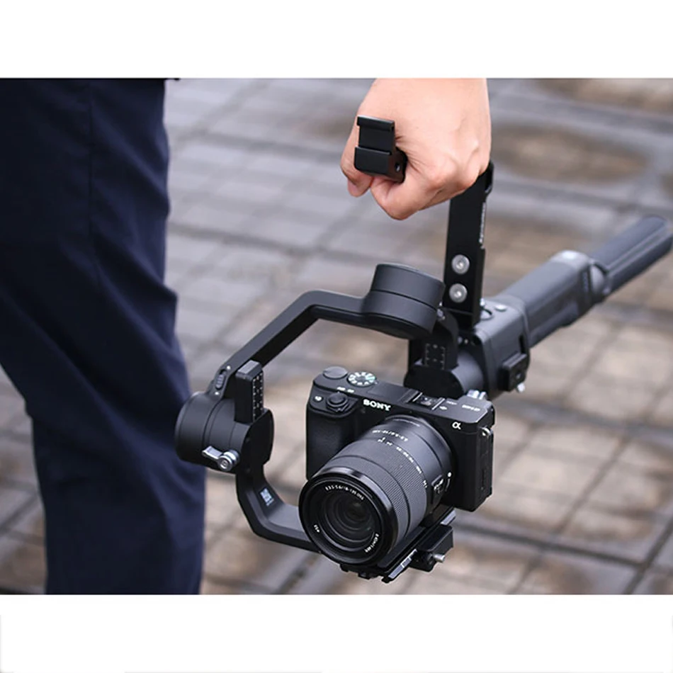UURig DH12 для DJI Ronin SC Gimbal металлический ручной Gimbal Ручка Удобный слинг ручка ручной Gimbal стабилизатор с креплением для холодного башмака