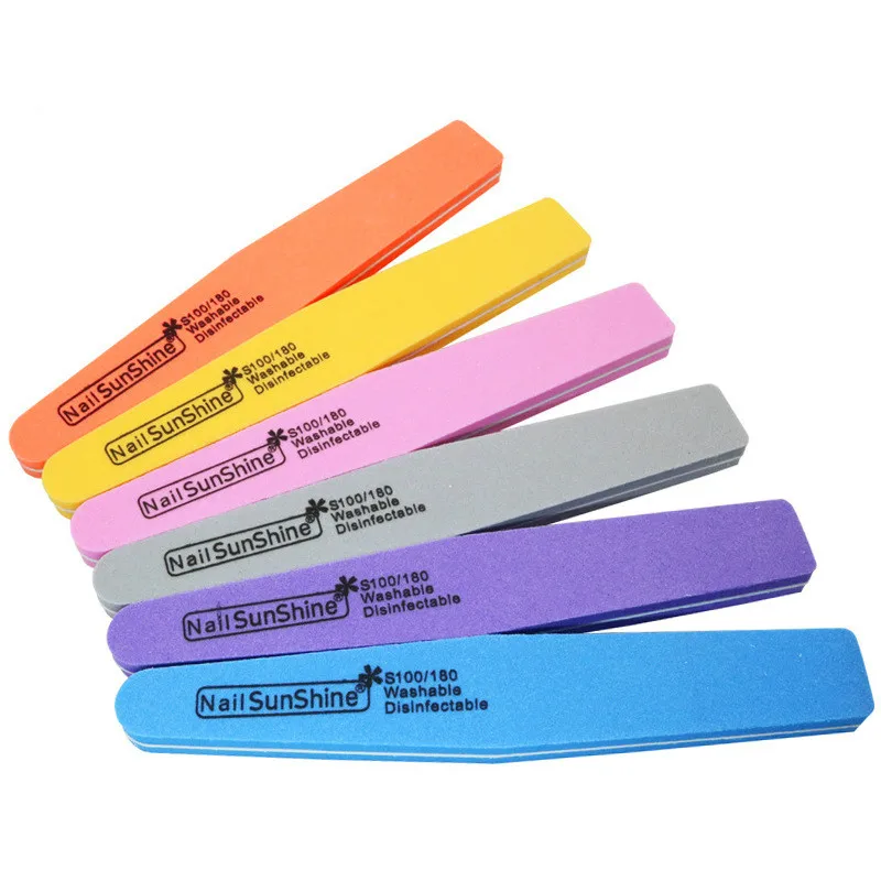 

Nail Sponge Wholesale Sponge Nail File 100/180 Double Side Washing Polishing Strip