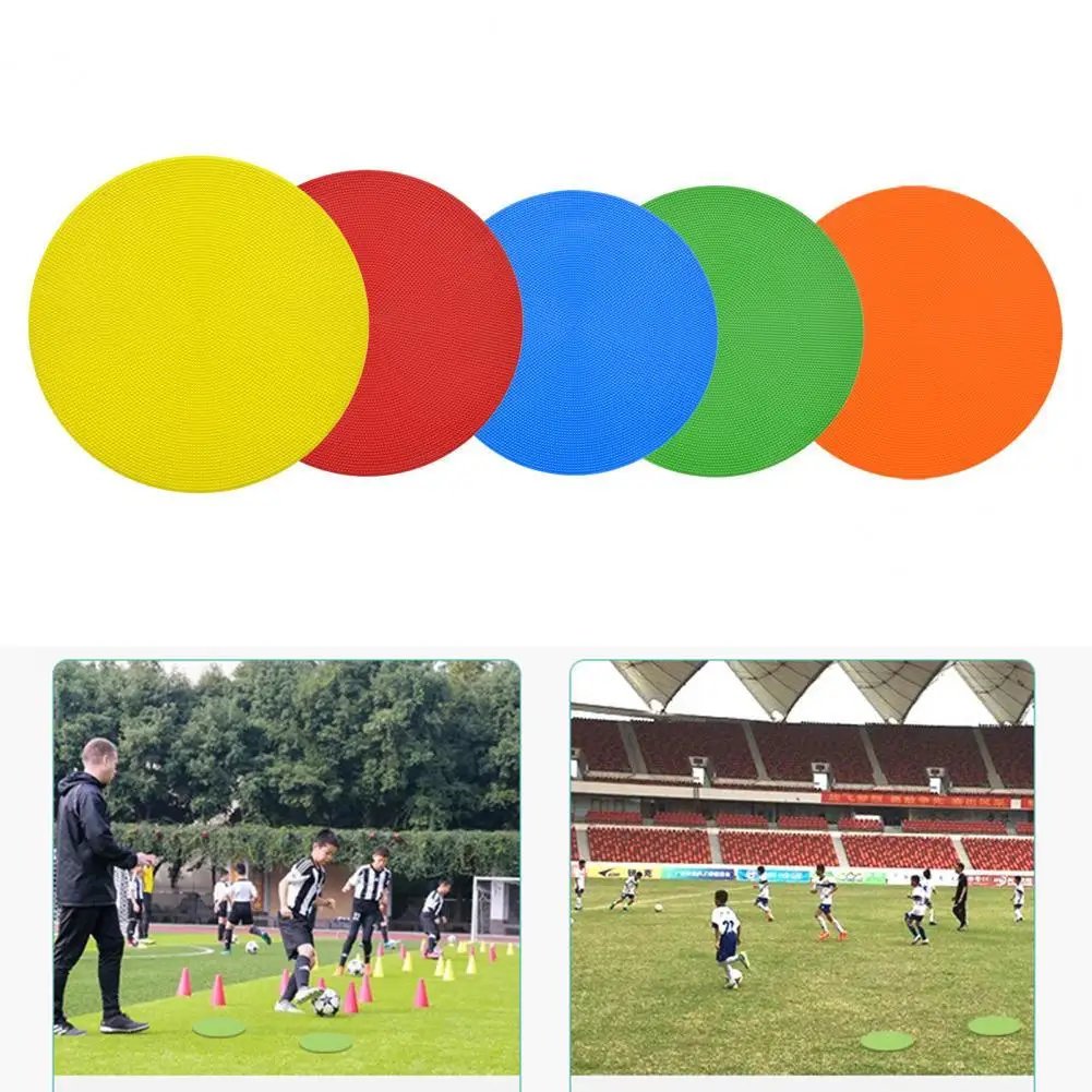 2021 New Sport Football Training Aids Signs Discs Round Flat Landmark Pad for Outdoor | Спорт и развлечения