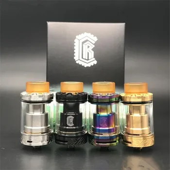 

NEW Relod MTL RTA Tank RTA drip atomizer 24mm Diameter Fit THC Tauren Max Mech MOD with 2ml Glass in stock VS QP KALI V2 RDA