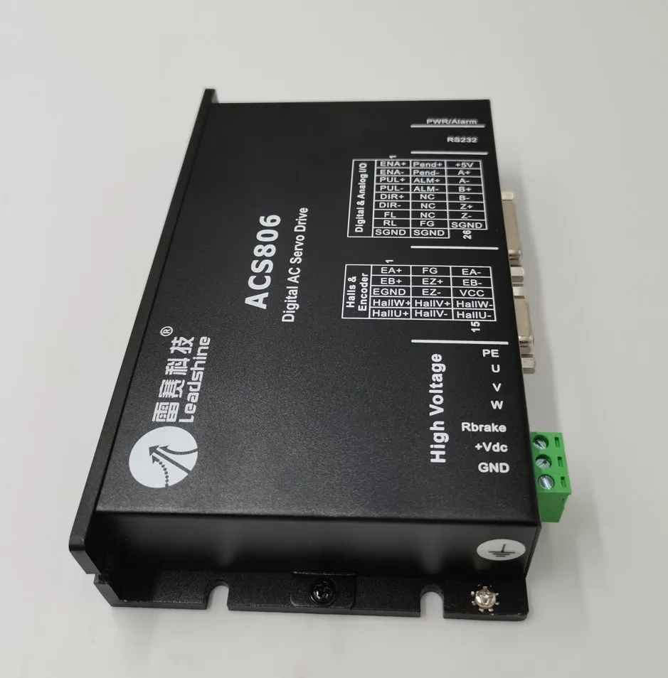 

Leadshine ACS806 Brushless Servo Drive with 20 to 80 VDC Input Voltage and 18A Current