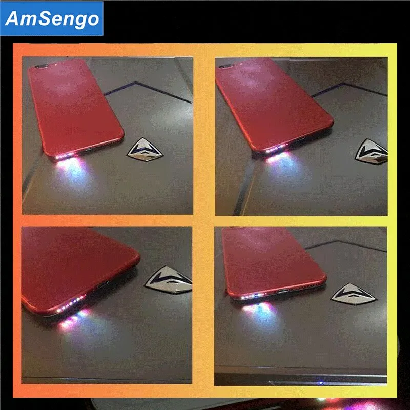 Amsengo Led Light For Iphone 6 Loudspeaker Led Light Music Glow Light