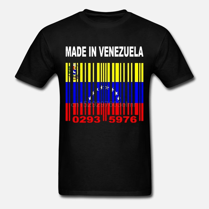 Футболка с номером штрих кода сделанная в Венесуэле|Футболки| |
