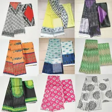 Шелковая восковая ткань африканская ткань для платья Африканский шелк Анкара ткань высокого качества новейший атласный воск для одежды 4+ 2 года! J52609