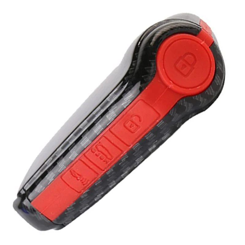 

ABS carbon fiber key case For Kia Stinger K900 Silicone Remote Key Case Fob Shell Cover Skin Holder Protector