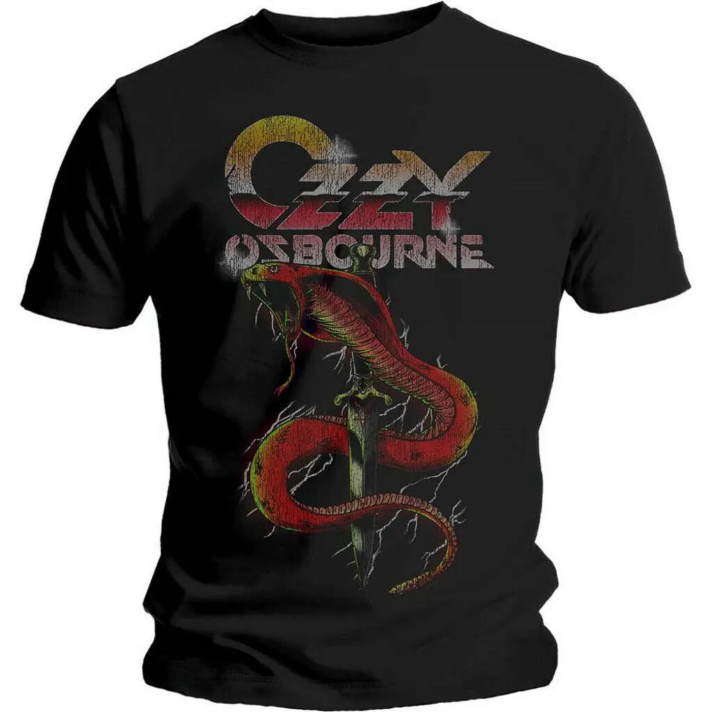 Ozzy osборн 'винтажная Snake' Футболка-Новинка! | Мужская одежда