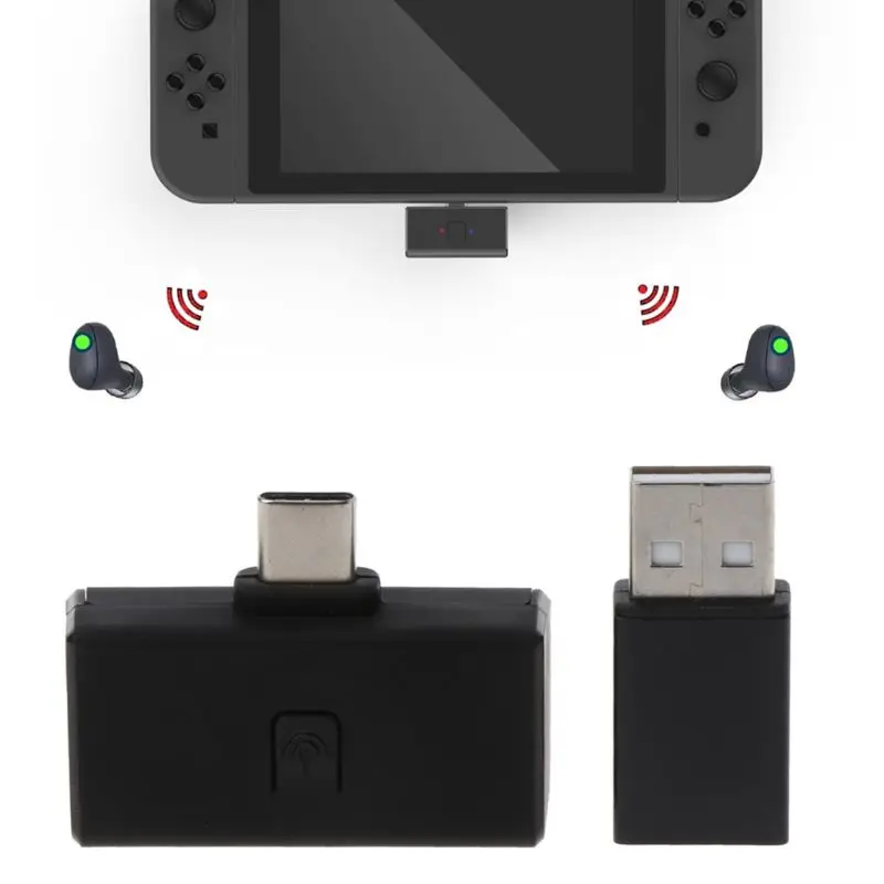 Wireless Bluetooth Audio Headset Receive Adapter For Nintendo Switch NS PS4 Audio Transmitter Transceiver Headset Headphone