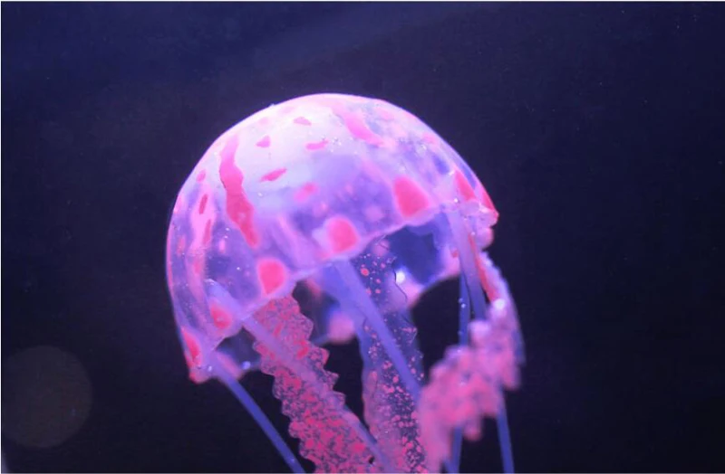 Искусственный плавающий светящийся эффект Медузы аквариумное Украшение Аквариум подводный живой растение светящийся орнамент водный пейзаж