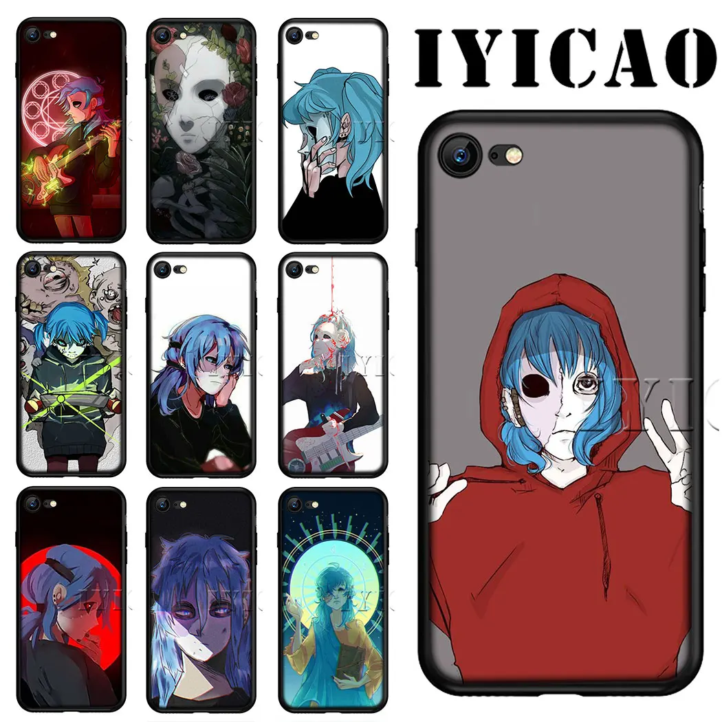 IYICAO Sally Face Game Soft Silicone Phone for iPhone X XS XR Max 6 6s 7 8 Plus 5 5s SE 10 11 pro max Cover |