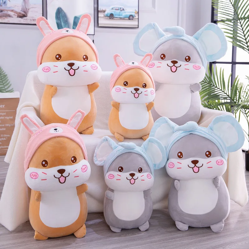 Стиль плюшевая игрушка хомяк чучело животное хомяк кукла игрушка плюшевая подушка Креатив детская игрушка девочки Ragdoll подарок