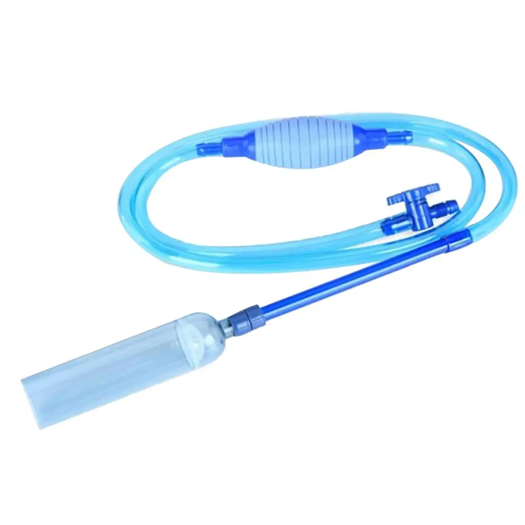 Aquarium Fish Tank Vacuum Gravel Water Filter Cleaner Siphon Pump Manual Cleaner