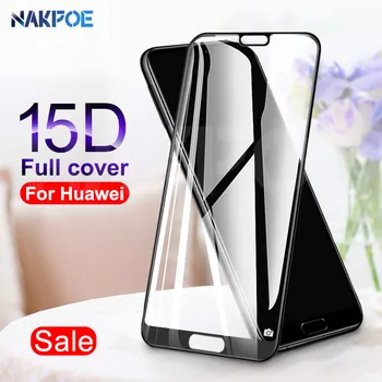 

15D Tempered Glass on the For Huawei P20 Lite P20 Pro Nova 3 3i 3E 4 4E 5 5i 5T P Smart Screen Protector Protective Glass Film