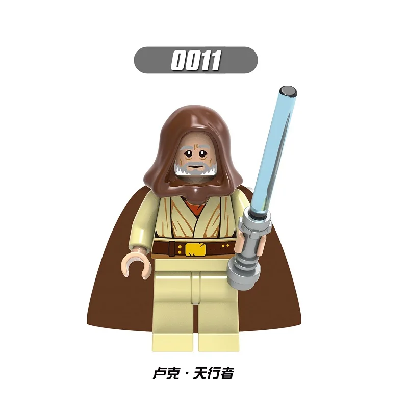 Legoed Stars Wars Building Blocks Rey Fett Luke Skywalker Mandalorian Warrior Jango Baby Yoda Figures For Children Toys G0102