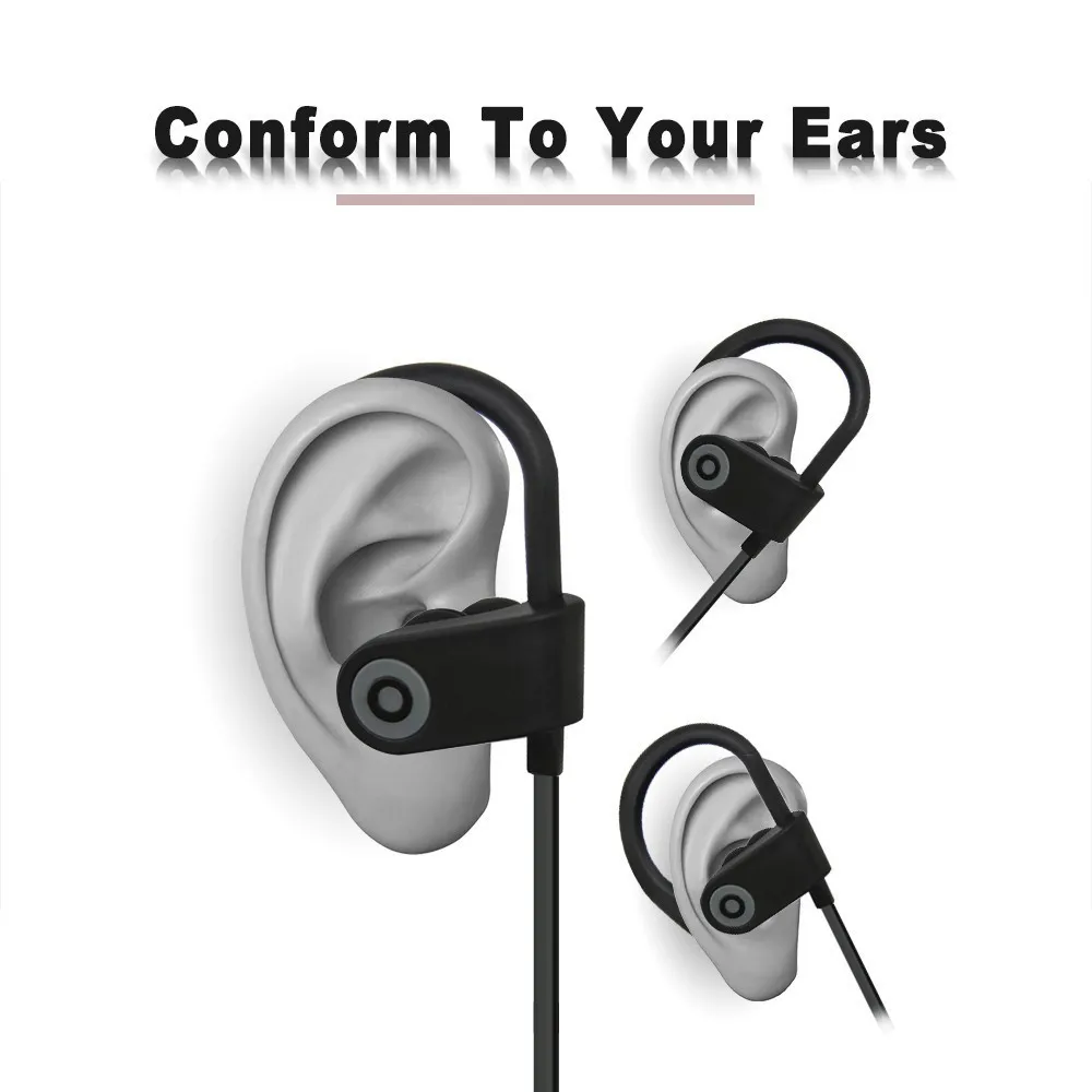 CHYI Wireless Bluetooth Earphone With Mic Noise Canceling Headphone Stereo Earbud Sport Outdoor Heatset For IPhone Android Phone