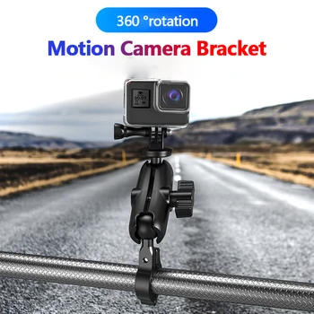 

Shockproof DVR Camera Holder Handlebar Mount Bracket Stand For Action Cameras GoPro Motion Camera Motorcycle Bicycle Accessory