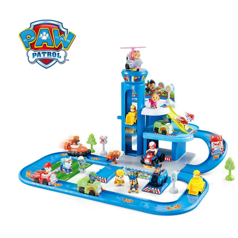 Paw Patrol собака пластиковый игровой набор обсерватория игрушки Patrulla Canina игрушка с голосом фигурки модель игрушки детские игрушки подарки
