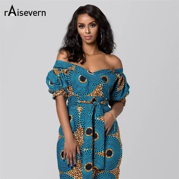 

Fashion Women Blouses 2019 Sexy Off Shoulder Floral Print Boho Style Long Pants Party Autumn Jumpsuits