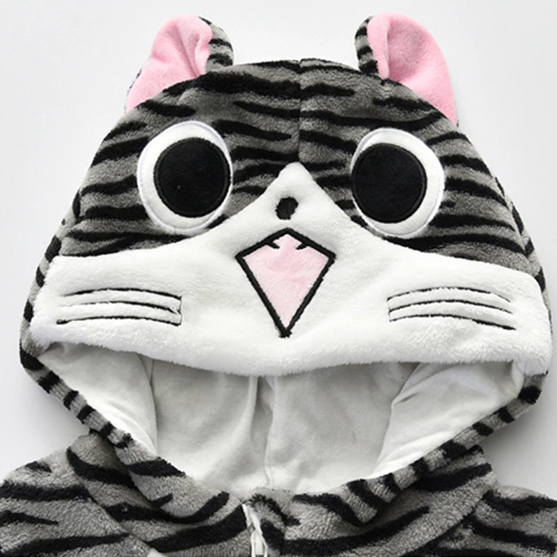 Осенняя детская одежда с рисунком из мультфильма животное сыр кошка пижамы комбинезон для детей с рисунком из аниме корона в виде розовой свинки Кигуруми для детская одежда для отдыха для мальчиков и девочек, комбинезон, комплект одежды