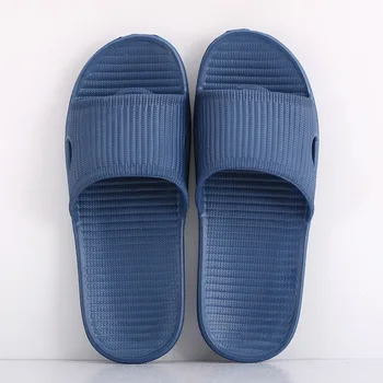 남성 실내 홈 슬리퍼, 여름 미끄럼 방지 가벼운 호텔 신발, 부드러운 바닥 샌들, 슬리퍼, 남성 플랫 신발, 슬리퍼