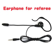 Vnetphone futebol árbitro fone de ouvido monaural earhook fone para v5/v5c interfone